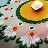 kali chaudas rangoli